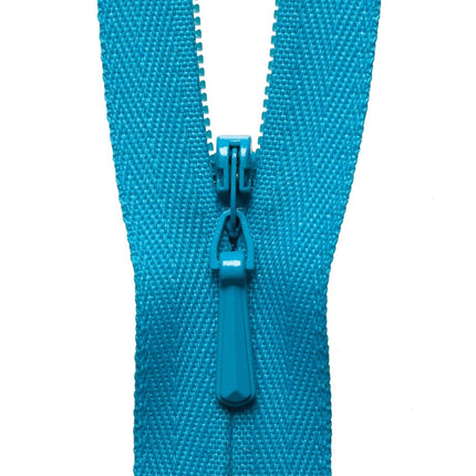YKK Concealed / Invisible Zip - 56cm / 22'' - Turquoise 370 - Y756\370