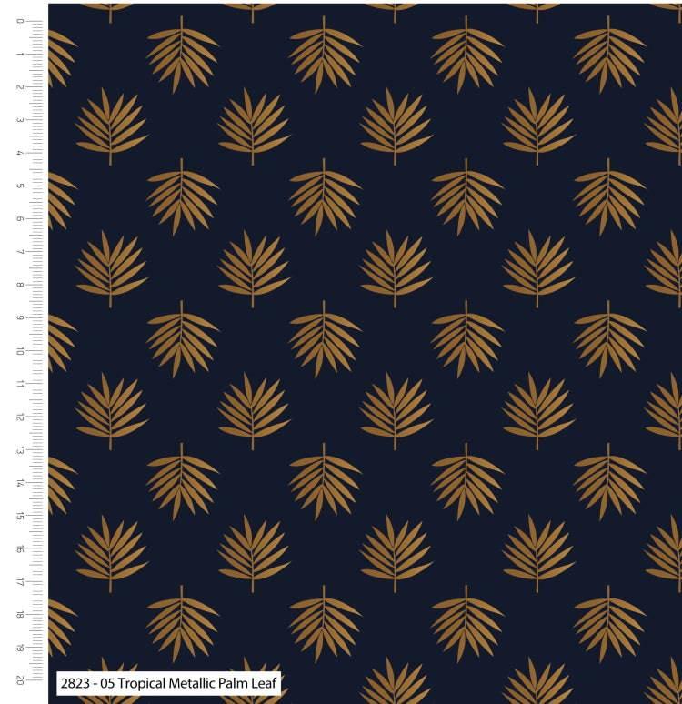 Craft Cotton Co - Tropical Metallic - Fat Quarter Pack (5) - Hollies Haberdashery UK