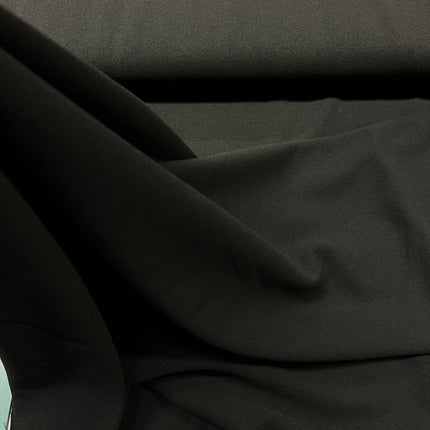 Rio Viscose Stretch Crepe - Black - Hollies Haberdashery UK