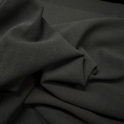 Rio Viscose Stretch Crepe - Black - Hollies Haberdashery UK