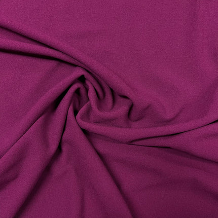 Rio Viscose Stretch Crepe - Plum - Hollies Haberdashery UK