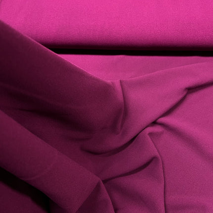 Rio Viscose Stretch Crepe - Plum - Hollies Haberdashery UK
