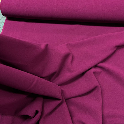 Rio Viscose Stretch Crepe - Plum - Hollies Haberdashery UK