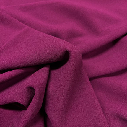 Rio Viscose Stretch Crepe - Plum - Hollies Haberdashery UK