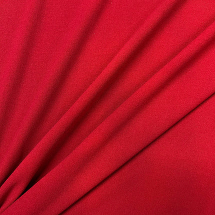 Rio Viscose Stretch Crepe - Cherry - Hollies Haberdashery UK