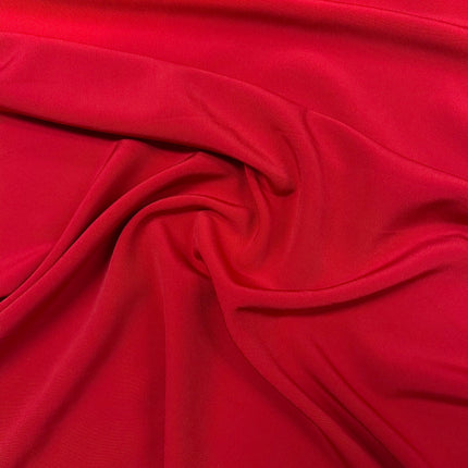 Luxury Crepe - Red - Hollies Haberdashery UK
