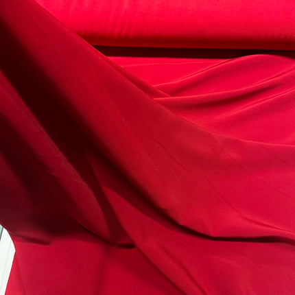 Luxury Crepe - Red - Hollies Haberdashery UK