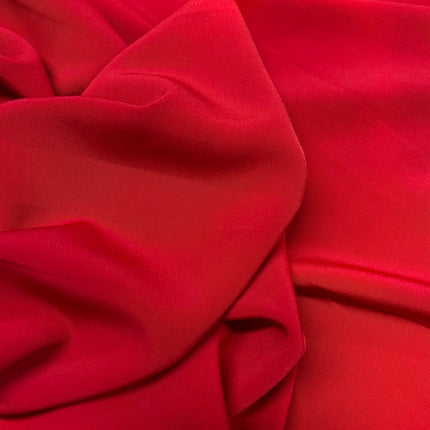 Luxury Crepe - Red - Hollies Haberdashery UK