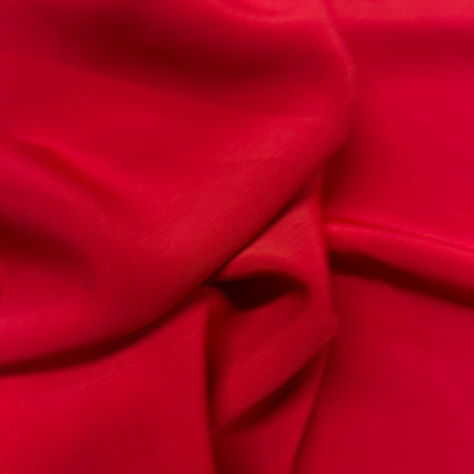 Luxury Crepe - Red - Hollies Haberdashery UK