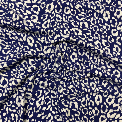 H271 | Indigo Dreams Jersey - Animal (1.25mtr end of bolt) - Hollies Haberdashery UK