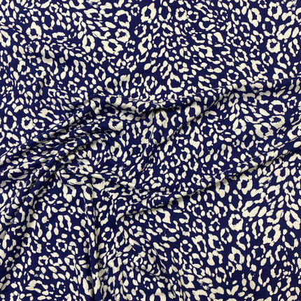 H271 | Indigo Dreams Jersey - Animal (1.25mtr end of bolt) - Hollies Haberdashery UK