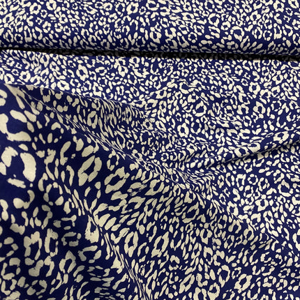 H271 | Indigo Dreams Jersey - Animal (1.25mtr end of bolt) - Hollies Haberdashery UK
