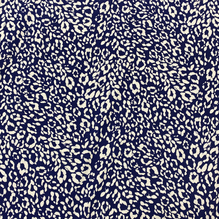 H271 | Indigo Dreams Jersey - Animal (1.25mtr end of bolt) - Hollies Haberdashery UK