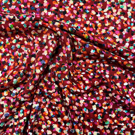 Rachel Parker for Dashwood - Party Spot Rayon - Ruby - Hollies Haberdashery UK