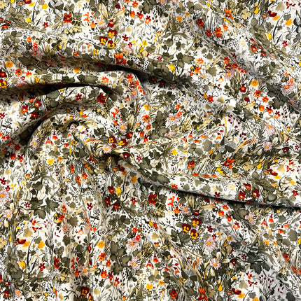 Hyacinth Field Cotton Lawn - Sage - Hollies Haberdashery UK