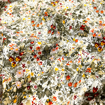 Hyacinth Field Cotton Lawn - Sage - Hollies Haberdashery UK