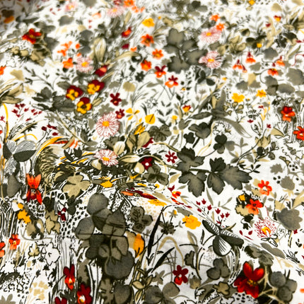 Hyacinth Field Cotton Lawn - Sage - Hollies Haberdashery UK