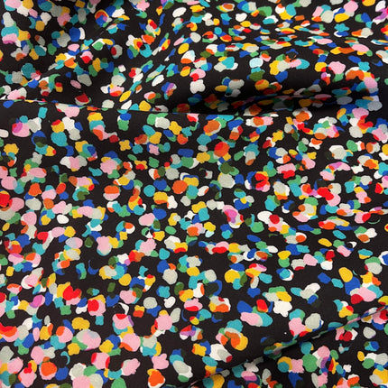 Rachel Parker for Dashwood - Party Spot Rayon - Black - Hollies Haberdashery UK