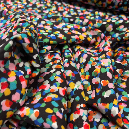 Rachel Parker for Dashwood - Party Spot Rayon - Black - Hollies Haberdashery UK