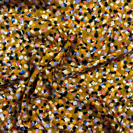 Rachel Parker for Dashwood - Party Spot Rayon - Gold - Hollies Haberdashery UK