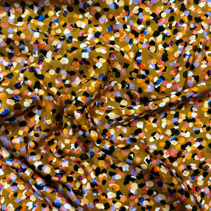 Rachel Parker for Dashwood - Party Spot Rayon - Gold - Hollies Haberdashery UK