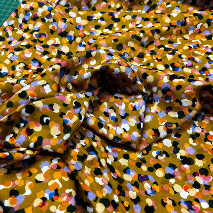 Rachel Parker for Dashwood - Party Spot Rayon - Gold - Hollies Haberdashery UK