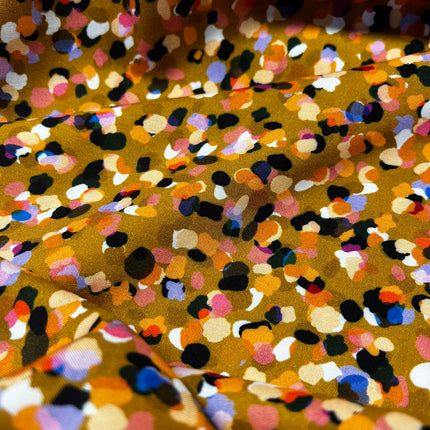 Rachel Parker for Dashwood - Party Spot Rayon - Gold - Hollies Haberdashery UK