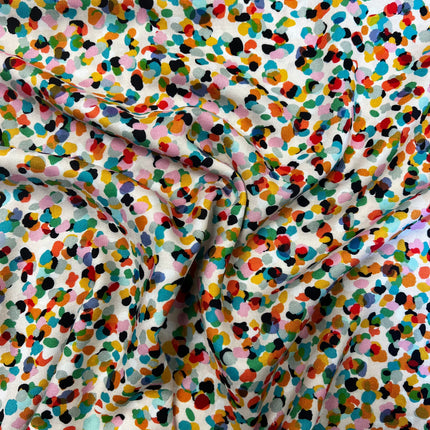 Rachel Parker for Dashwood - Party Spot Rayon - Ecru - Hollies Haberdashery UK