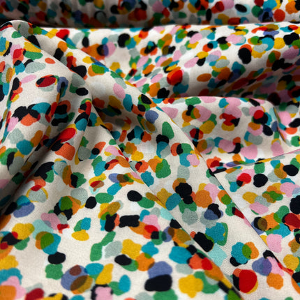 Rachel Parker for Dashwood - Party Spot Rayon - Ecru - Hollies Haberdashery UK