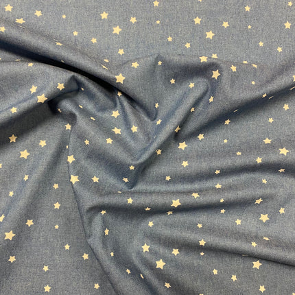 Star Chambray - Denim Blue - Hollies Haberdashery UK
