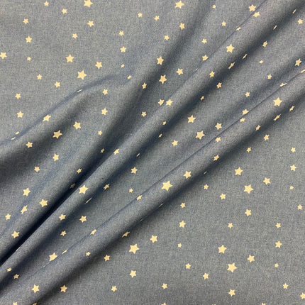 Star Chambray - Denim Blue - Hollies Haberdashery UK