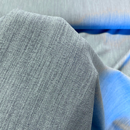 Textured Linen Look - Denim - Hollies Haberdashery UK