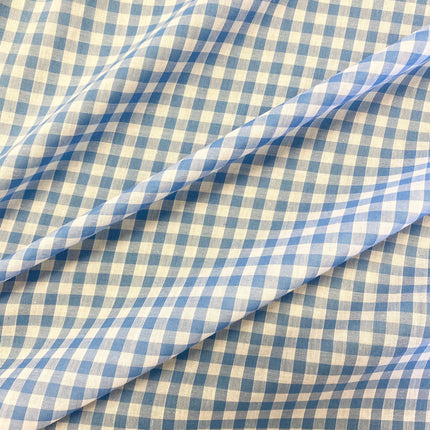 Gingham - 1/4''Sky Blue - Hollies Haberdashery UK