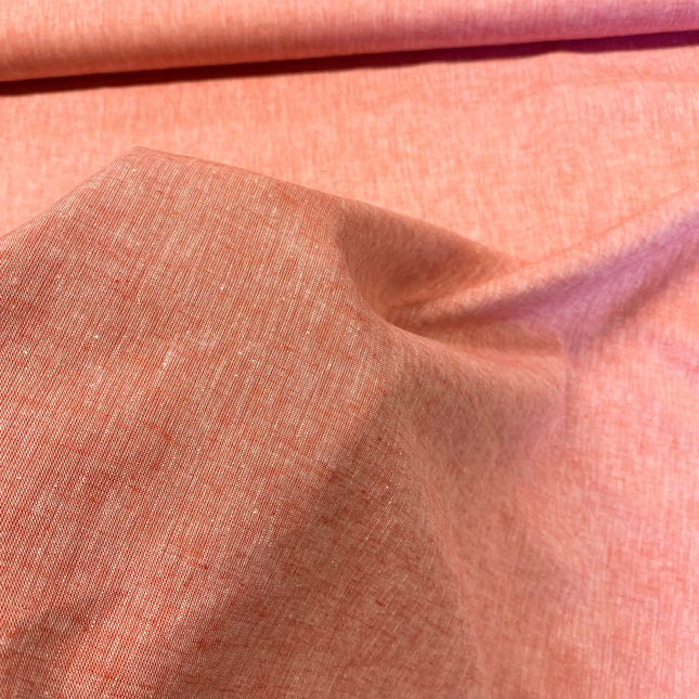 Chilli Linen & Cotton Slub Blend - Hollies Haberdashery UK