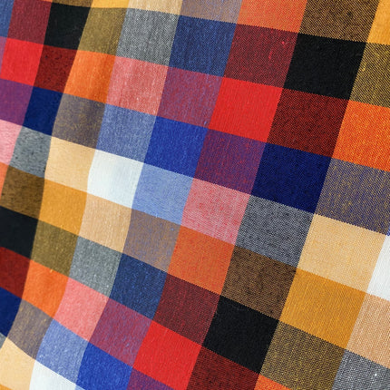 Checked Cotton Shirting - Summer - Hollies Haberdashery UK