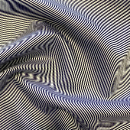 Woven Cotton Shirting - Blue - Hollies Haberdashery UK