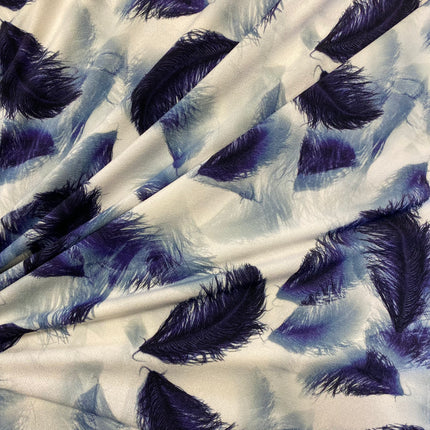 Feathers Viscose Jersey - Hollies Haberdashery UK