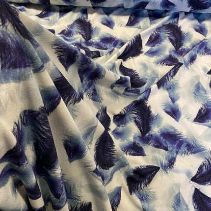 Feathers Viscose Jersey - Hollies Haberdashery UK