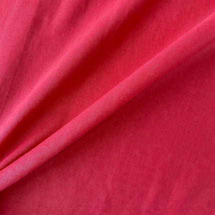 Coral Viscose Linen Blend - Hollies Haberdashery UK